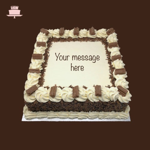 45 Awesome Football Birthday Cake Ideas : Square Chelsea Theme Cake